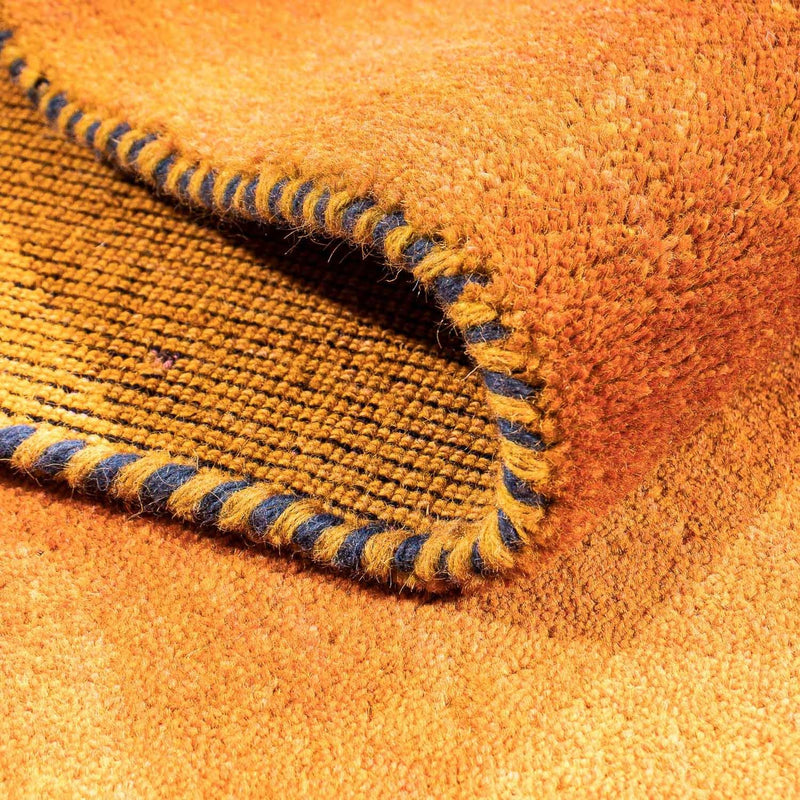 Løber Gabbeh Tæppe - Loribaft Persisk - 395 x 80 cm - orange