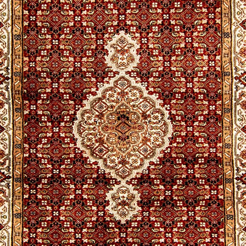 Løber Orientalsk tæppe - Tabriz - 296 x 83 cm - mørkerød