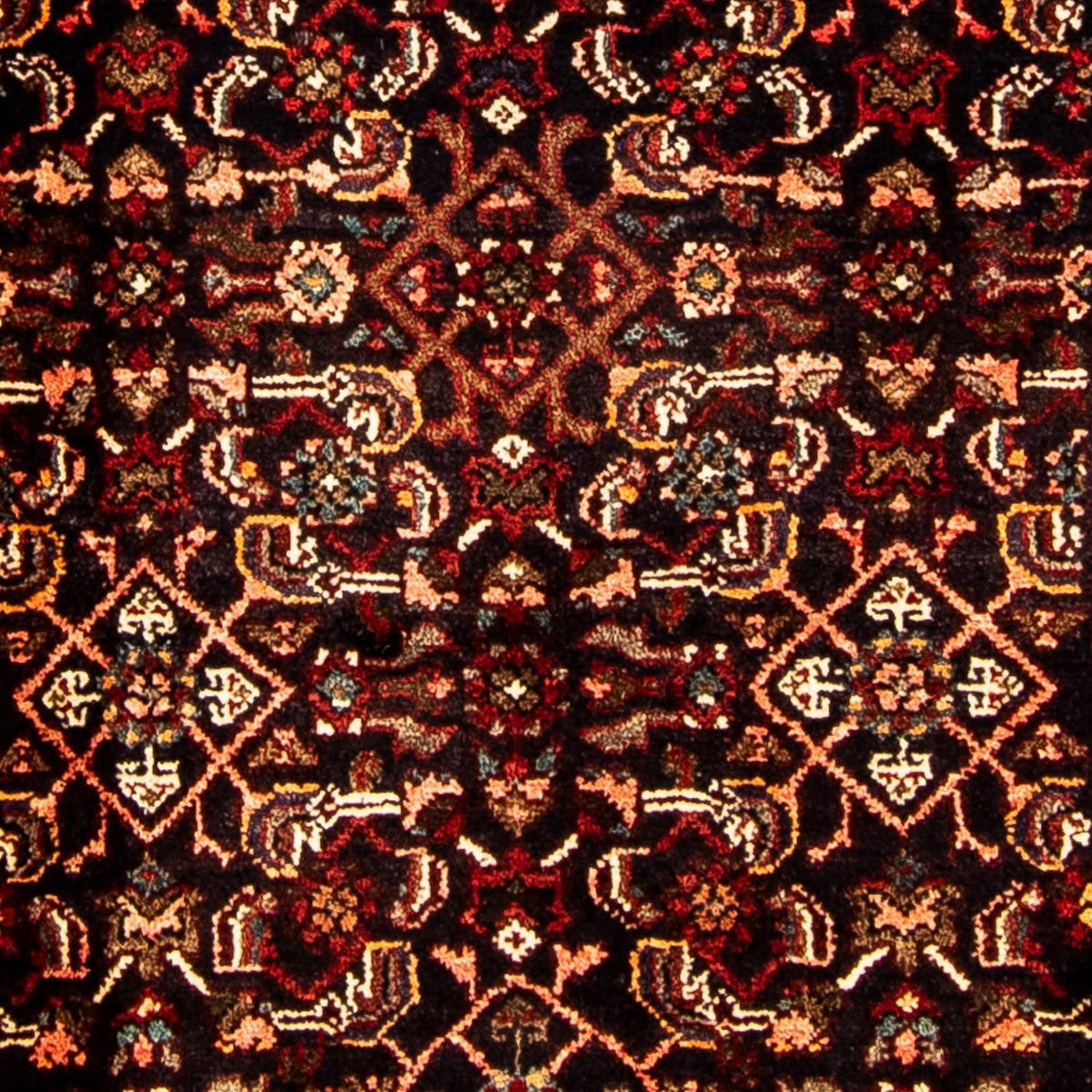 Løber Persisk tæppe - Nomadisk - 228 x 100 cm - mørkeblå