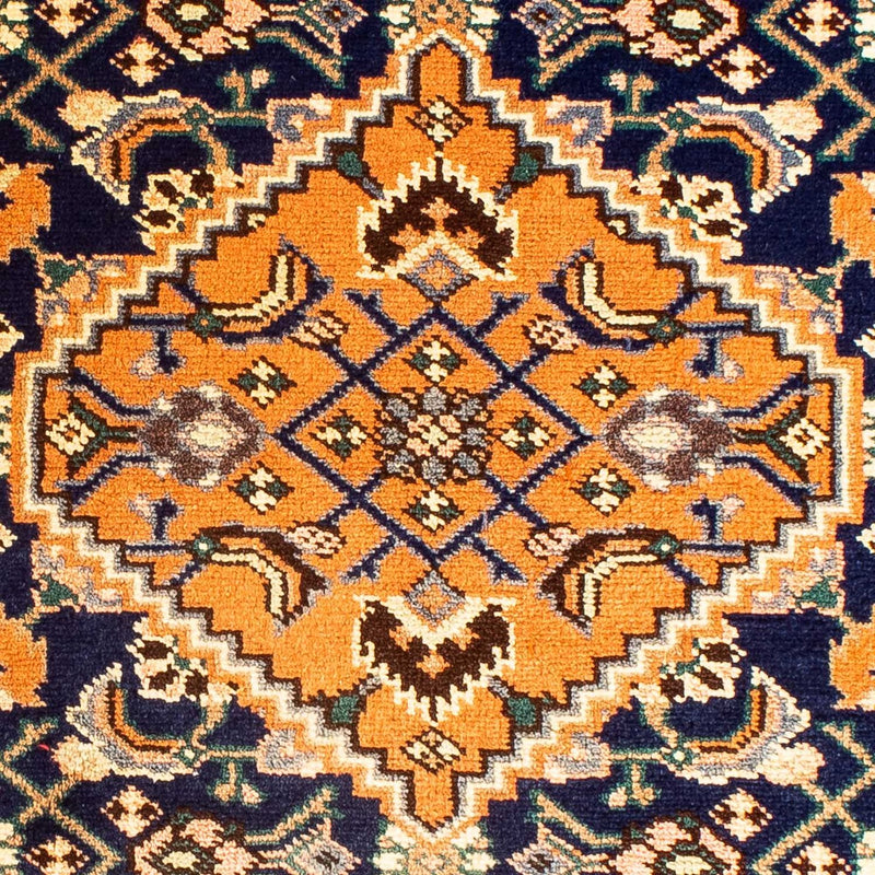 Persisk tæppe - Nomadisk - 119 x 70 cm - mørkeblå
