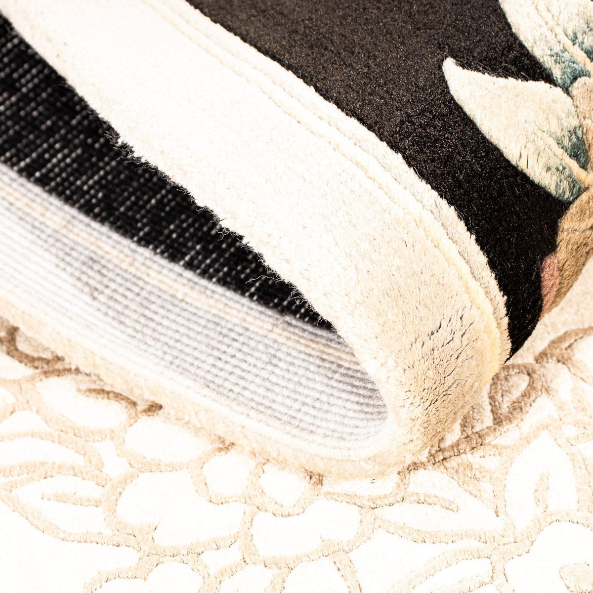 Silketæppe - China Silk - 138 x 69 cm - beige