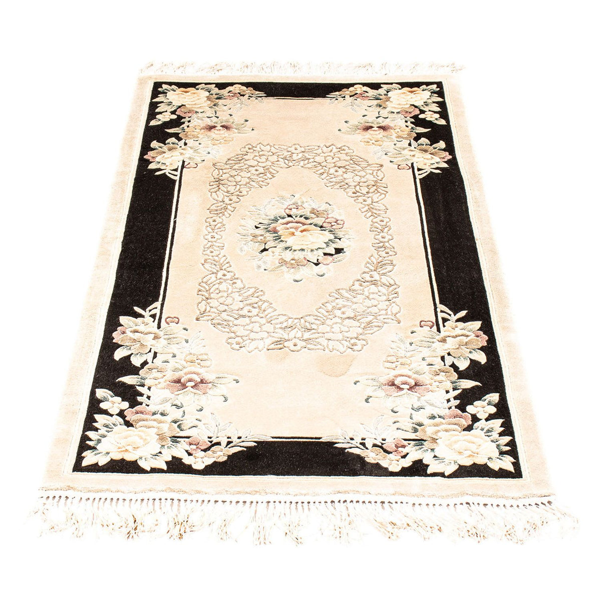 Silketæppe - China Silk - 138 x 69 cm - beige