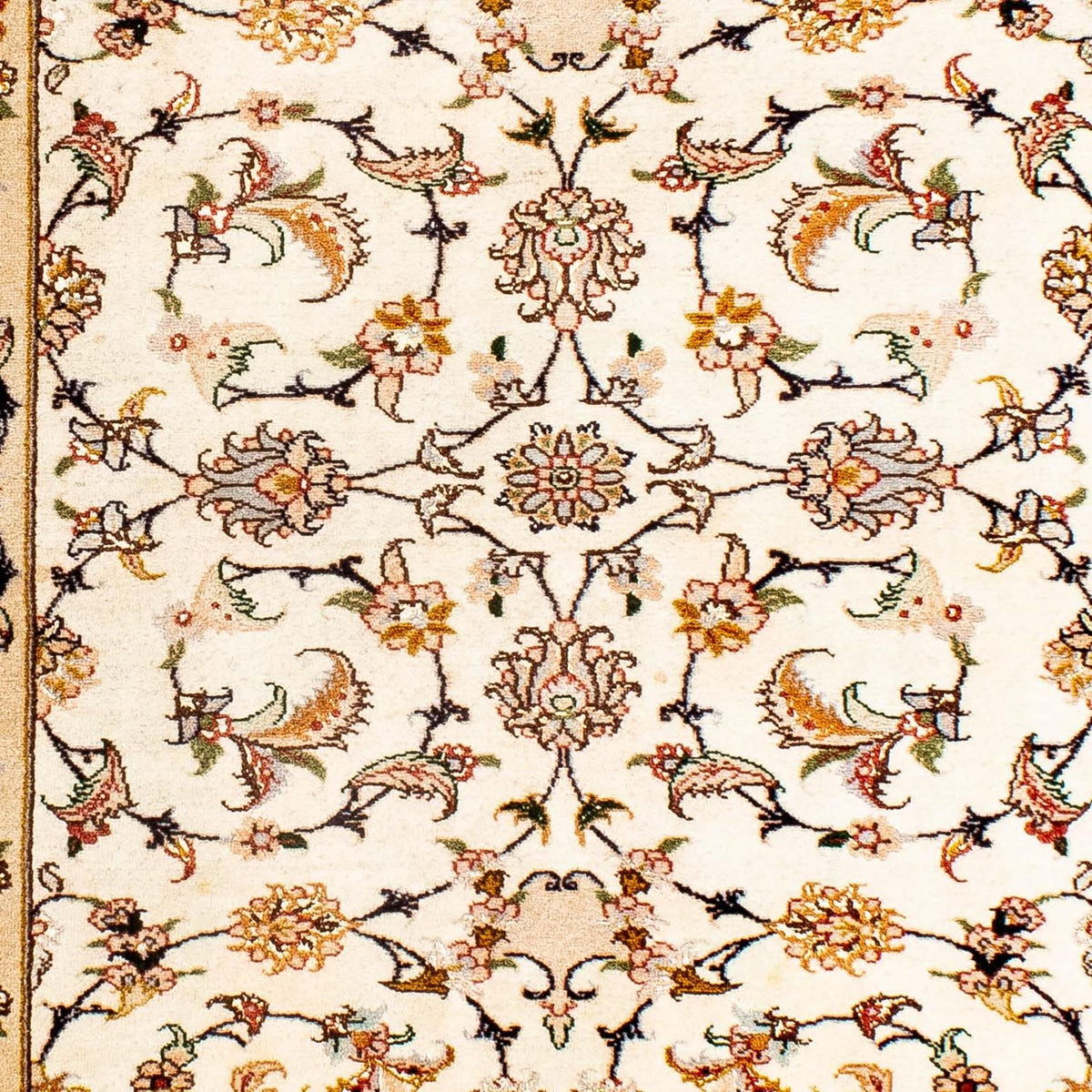 Persisk tæppe - Tabriz - Royal - 114 x 76 cm - beige