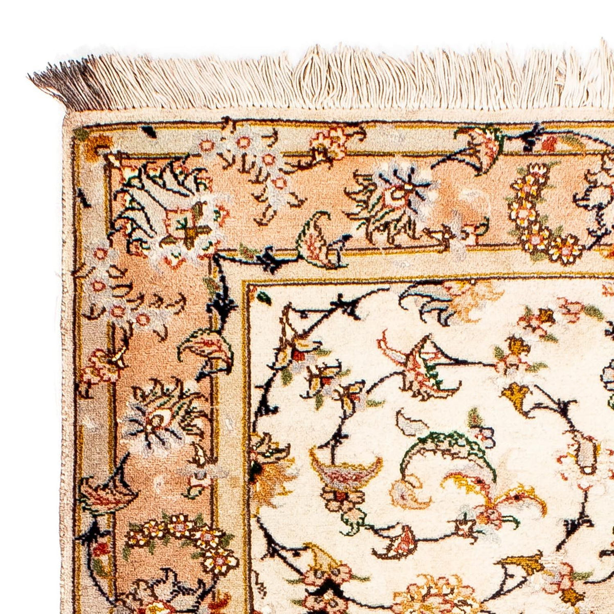 Persisk tæppe - Tabriz - Royal - 114 x 76 cm - beige