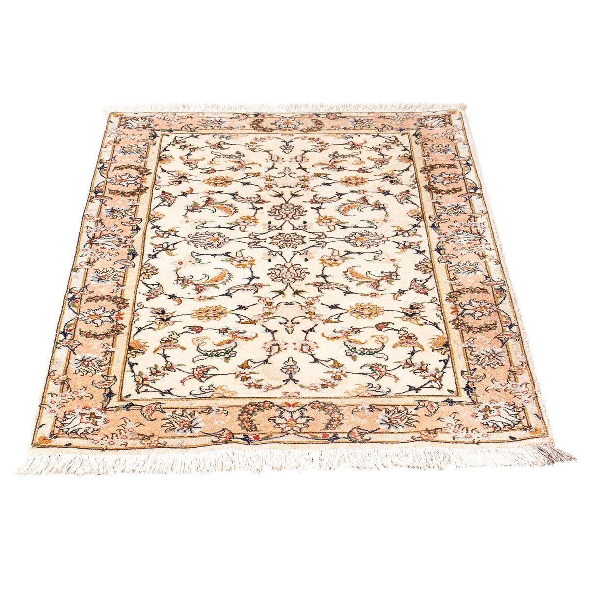 Persisk tæppe - Tabriz - Royal - 114 x 76 cm - beige