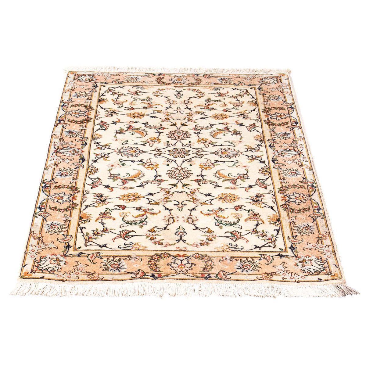Persisk tæppe - Tabriz - Royal - 114 x 76 cm - beige