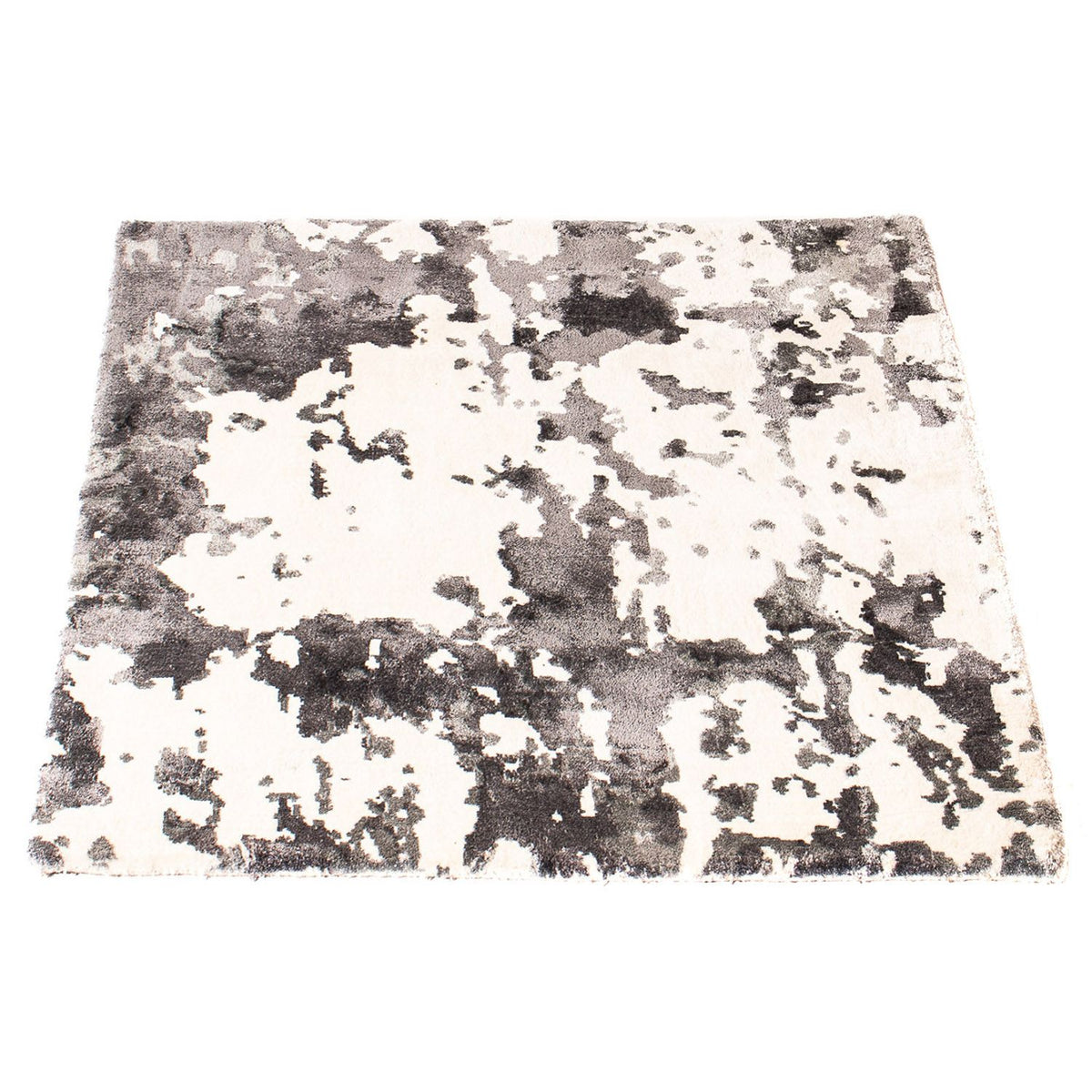 Viskose tæppe firkantet - 70 x 70 cm - beige