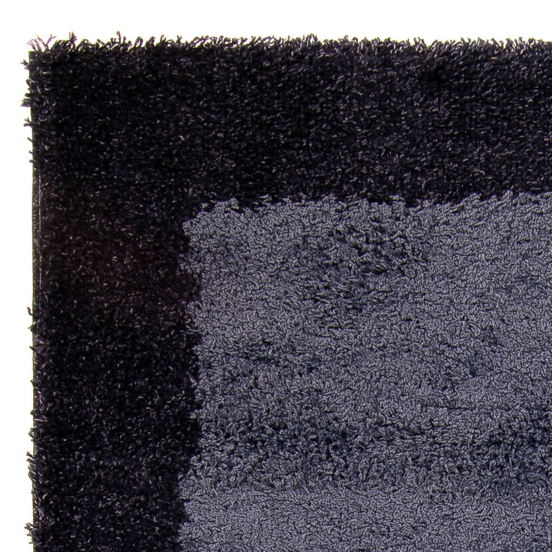Tæppe med høj pæl - 170 x 120 cm - mørkeblå