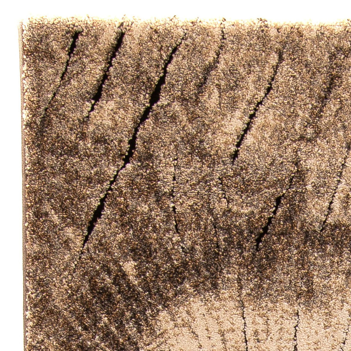 Moderne tæppe - 150 x 80 cm - lys brun