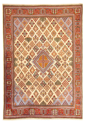 Persisk tæppe - Nomadisk - 296 x 206 cm - beige