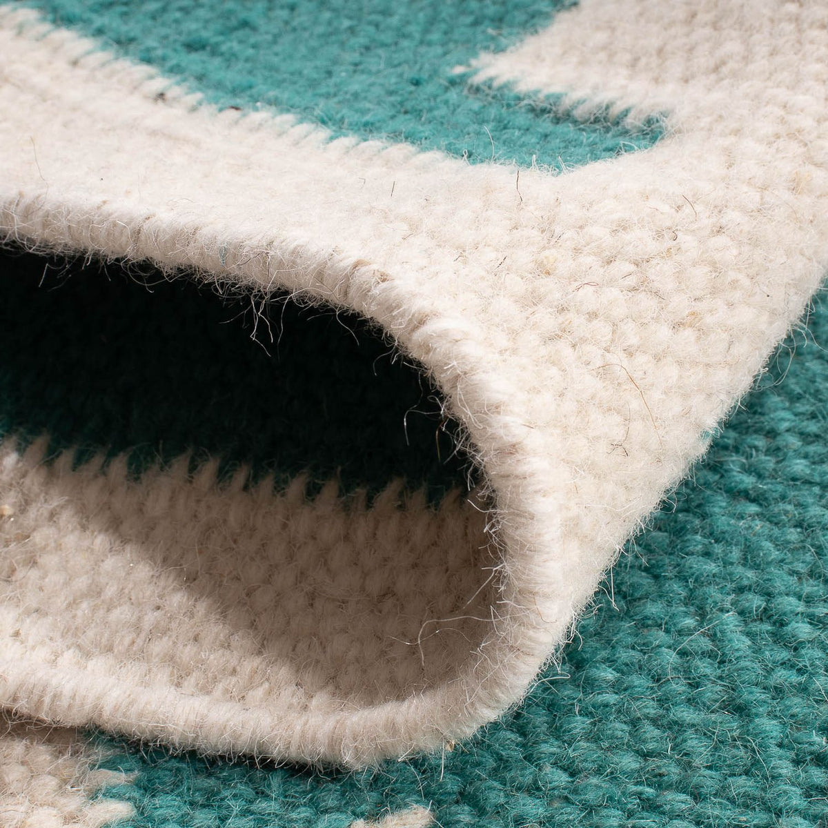 Kelim-tæppe - Trendy - 90 x 60 cm - beige