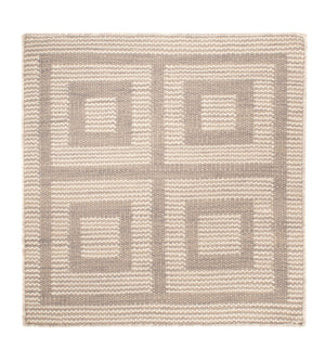 Kelim-tæppe - Trendy firkantet  - 60 x 60 cm - beige