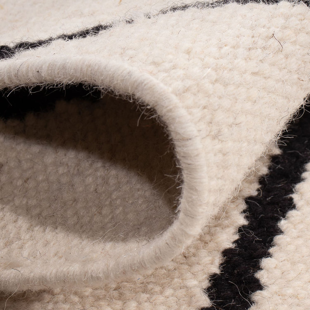 Kelim-tæppe - Trendy - 93 x 61 cm - beige