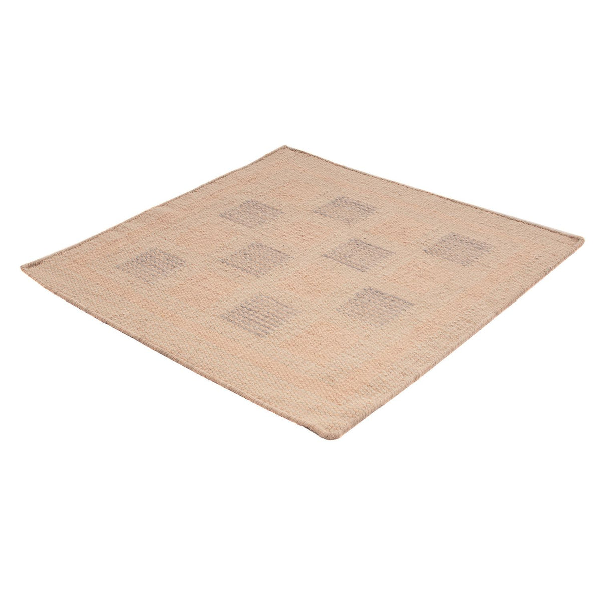 Kelim-tæppe - Trendy firkantet  - 60 x 60 cm - flerfarvet