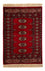 Pakistan Tæppe - 115 x 78 cm - mørkerød