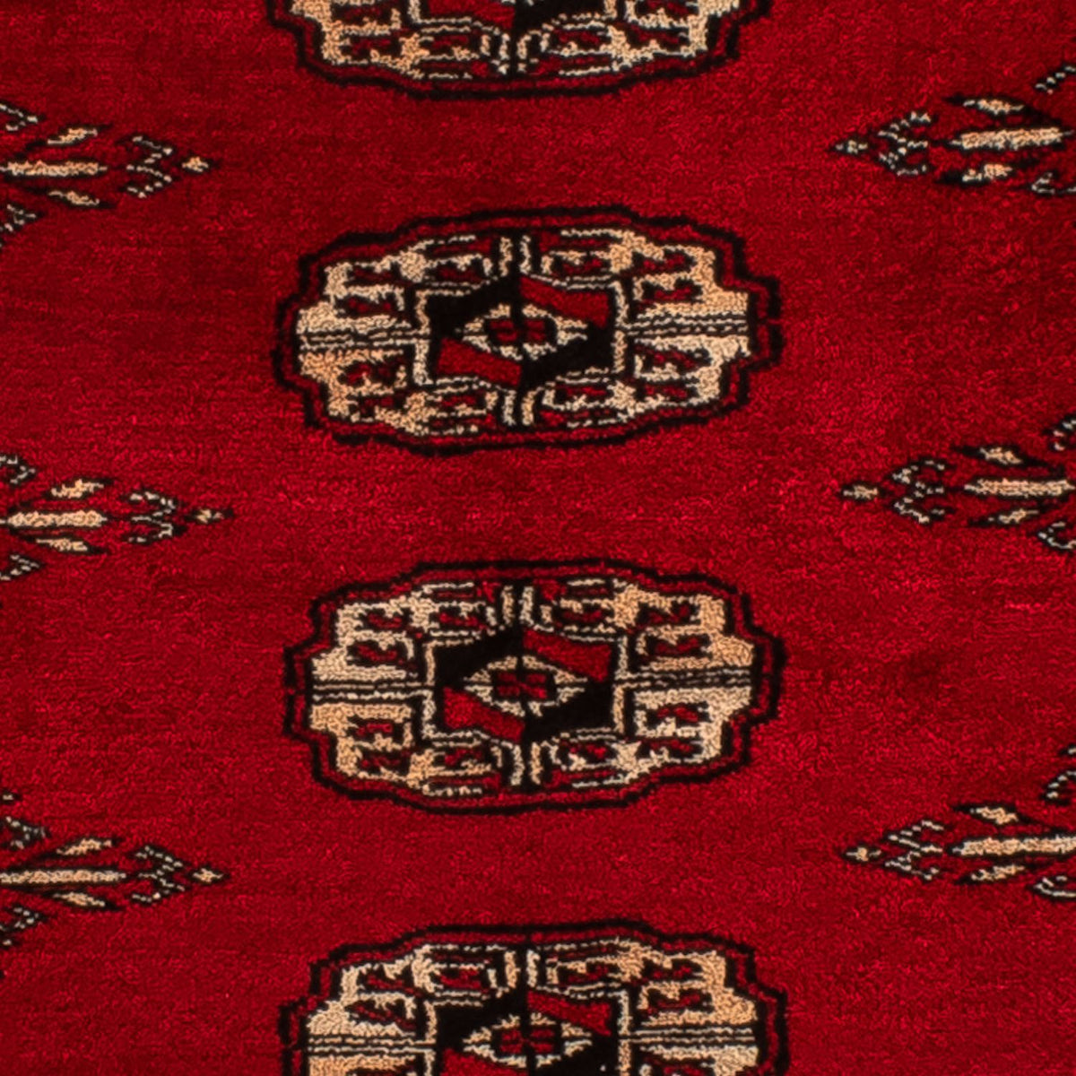 Pakistan Tæppe - 115 x 78 cm - mørkerød