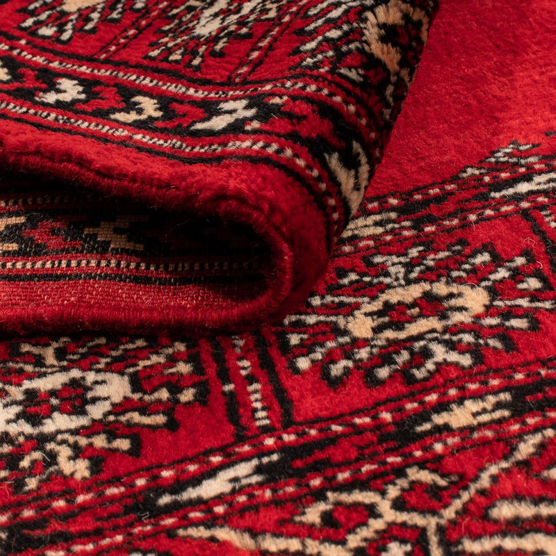 Pakistan Tæppe - 115 x 78 cm - mørkerød