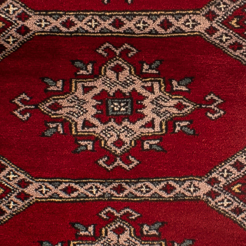 Løber Pakistan Tæppe - 192 x 64 cm - mørkerød