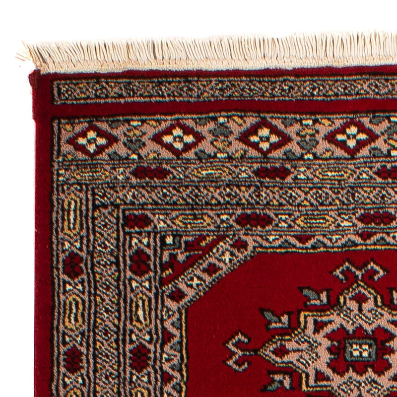Løber Pakistan Tæppe - 192 x 64 cm - mørkerød
