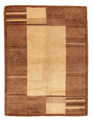 Uldtæppe - 196 x 139 cm - brun