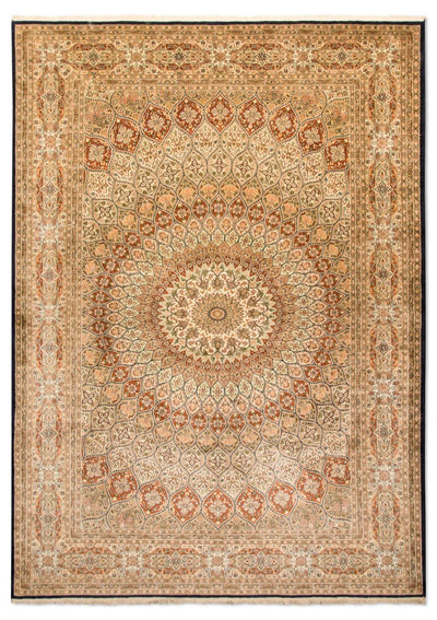 Kashmirsilke Tæppe 197x287cm - Orientalsk tæppe