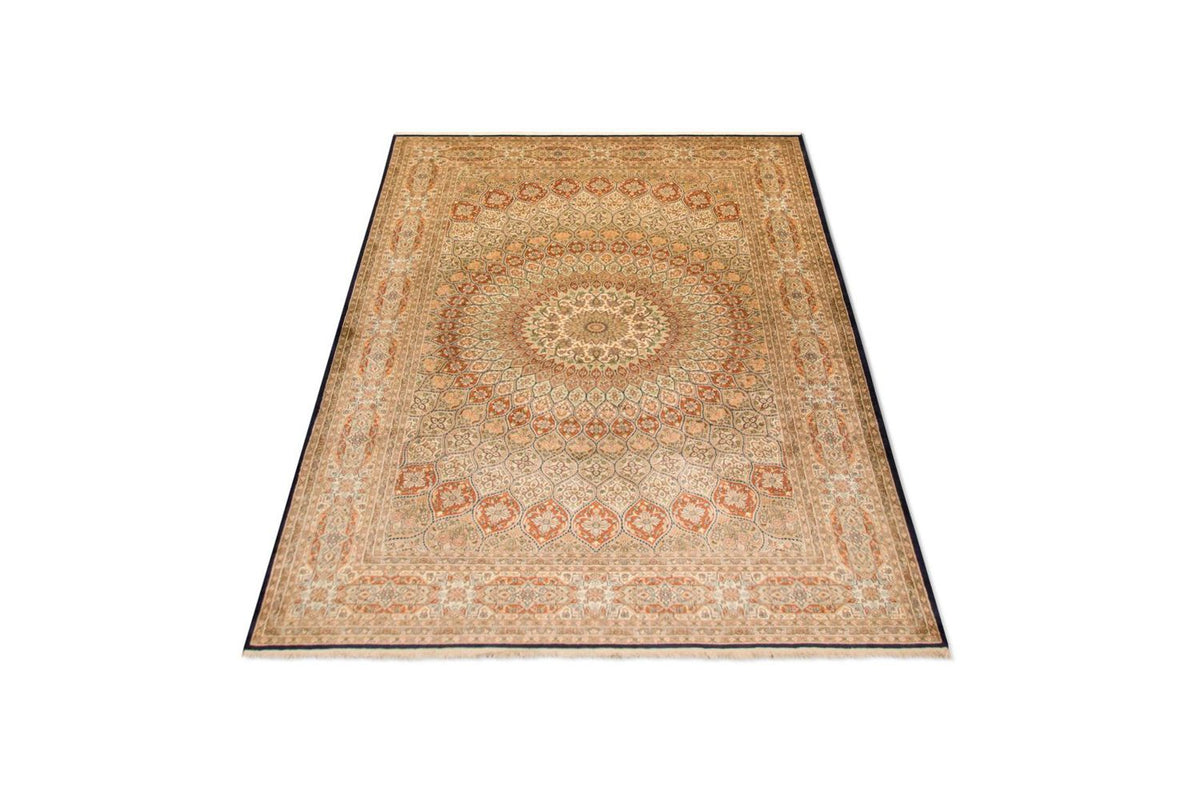 Silketæppe - Kashmir Silk - 287 x 197 cm - flerfarvet