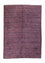Uldtæppe - 202 x 143 cm - lilla