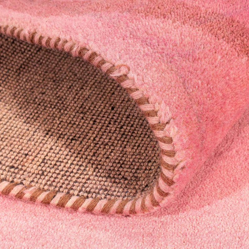 Uldtæppe - 200 x 140 cm - lysrød