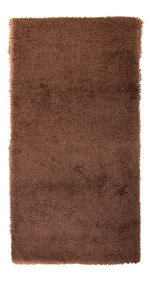 Løber Tæppe med høj pæl - 231 x 116 cm - brun