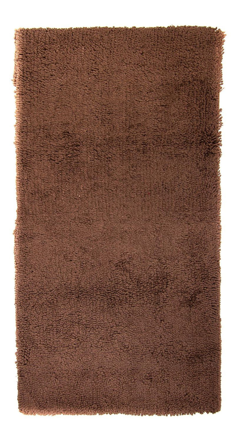Løber Tæppe med høj pæl - 231 x 116 cm - brun