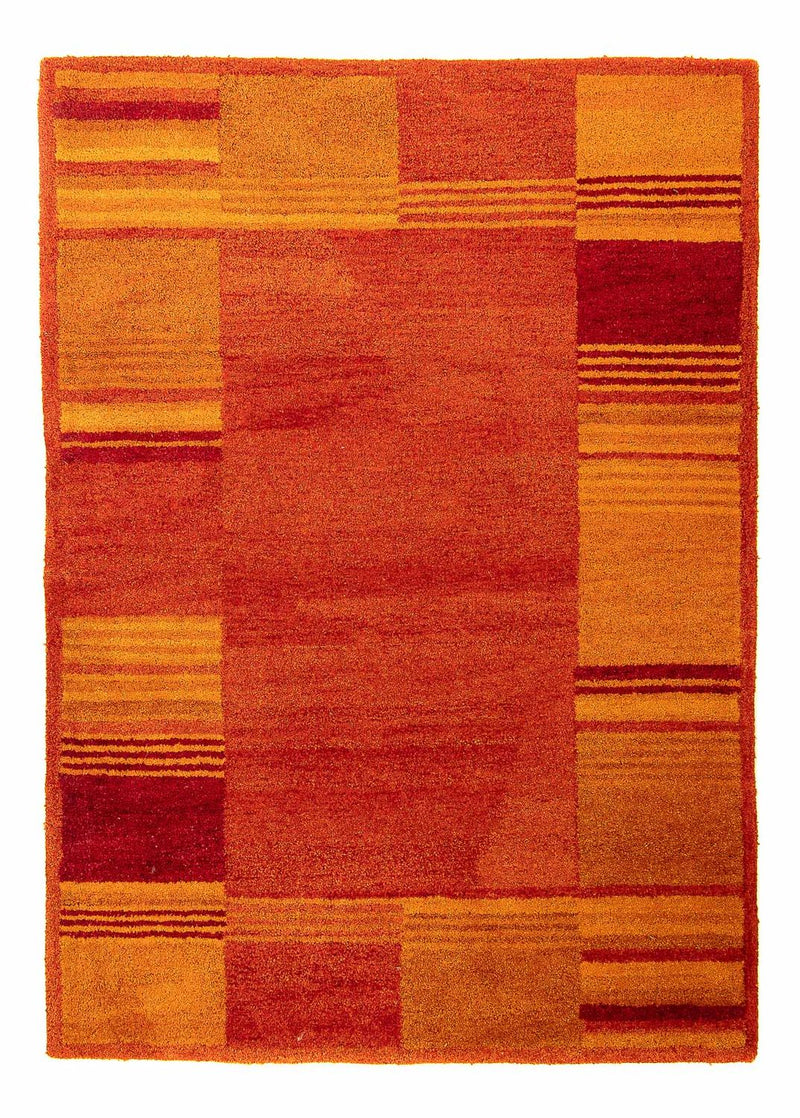 Uldtæppe - 195 x 140 cm - rust