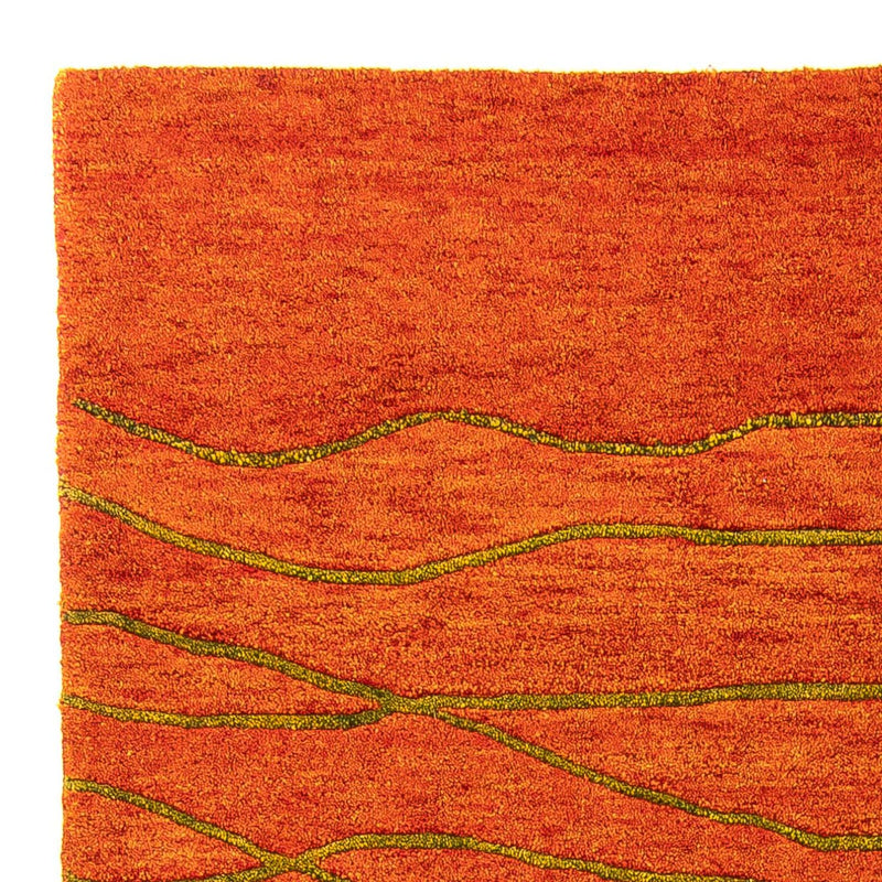 Uldtæppe - 192 x 136 cm - rust