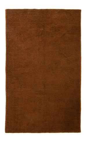 Uldtæppe - 236 x 140 cm - brun