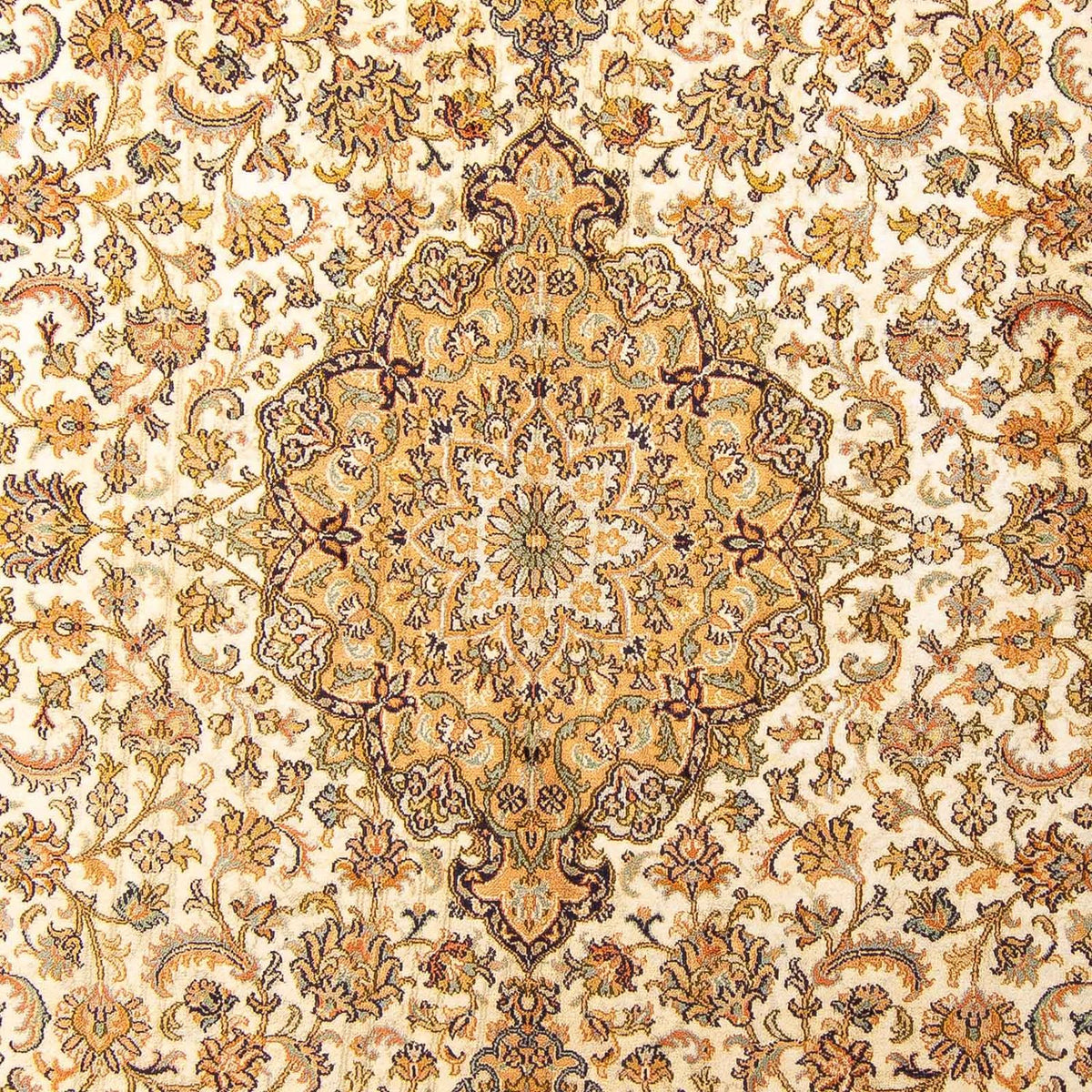 Silketæppe - Kashmir Silk - 302 x 215 cm - beige