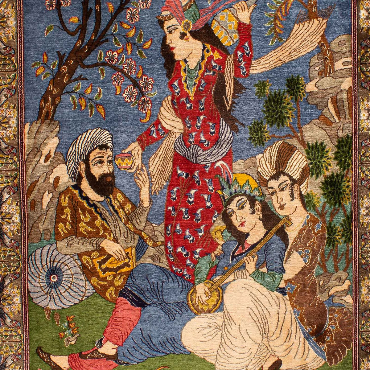 Persisk tæppe - Tabriz - Royal - 198 x 117 cm - flerfarvet