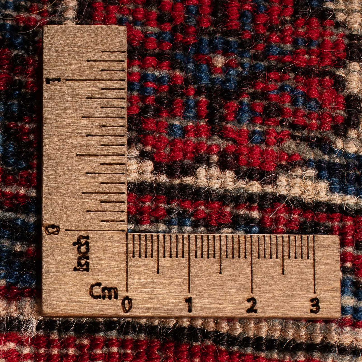 Persisk tæppe - Nomadisk - 335 x 226 cm - mørkerød