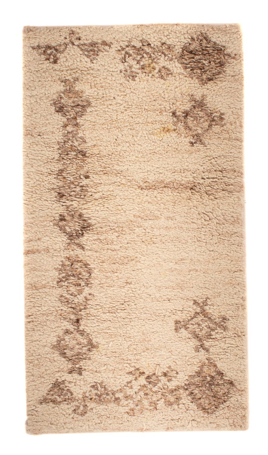 Berber tæppe - 100 x 52 cm - beige