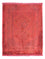 Pakistan Tæppe - 89 x 68 cm - rød