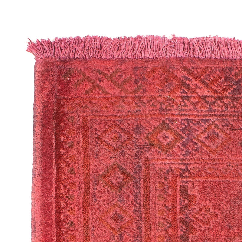 Pakistan Tæppe - 89 x 68 cm - rød