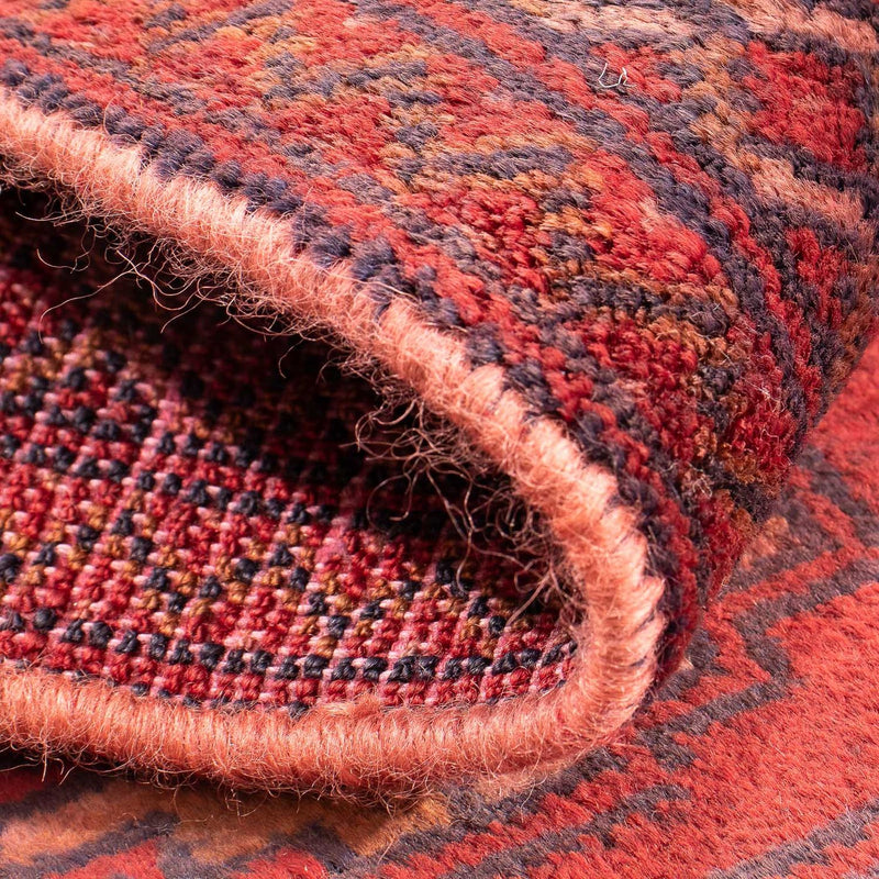 Pakistan Tæppe - 86 x 60 cm - mørkerød