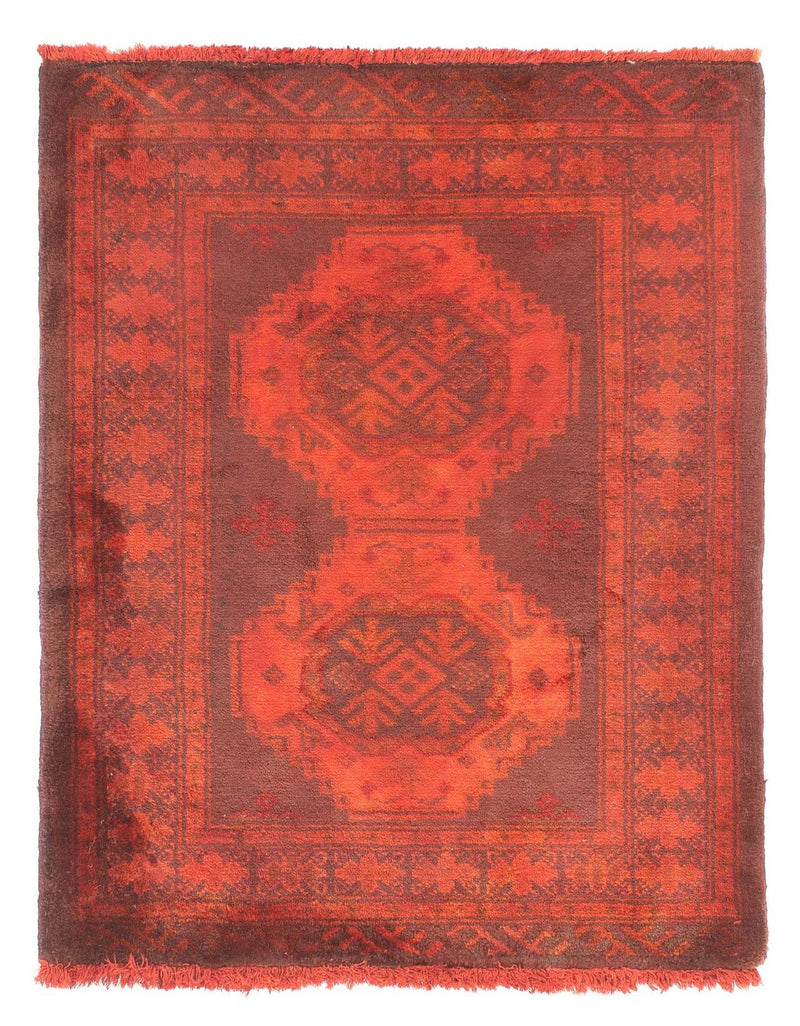 Turkaman-tæppe - 86 x 70 cm - rust