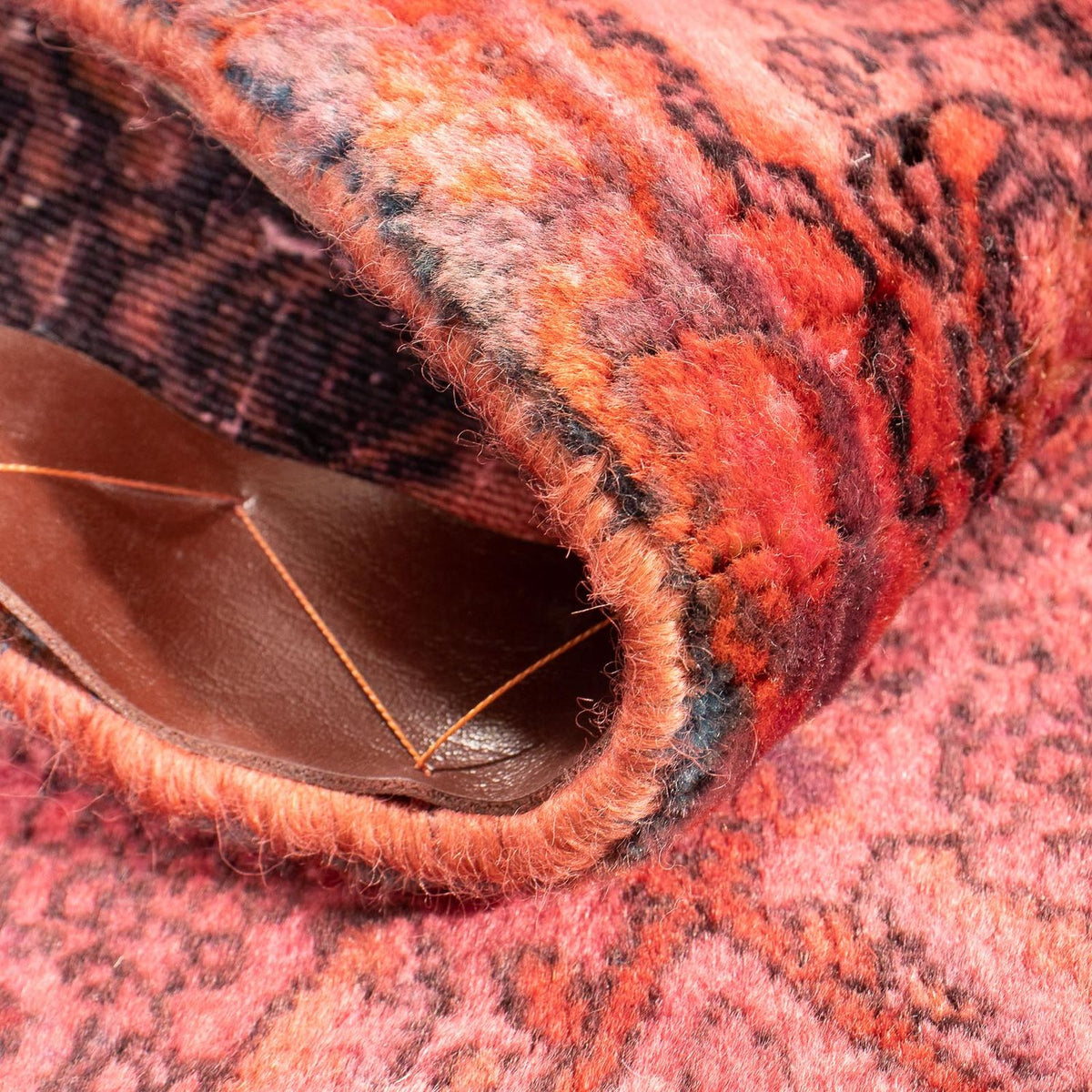 Persisk tæppe - Classic firkantet  - 72 x 67 cm - lysrød