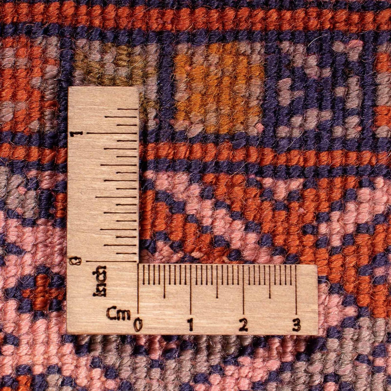 Turkaman-tæppe - 86 x 63 cm - lysrød