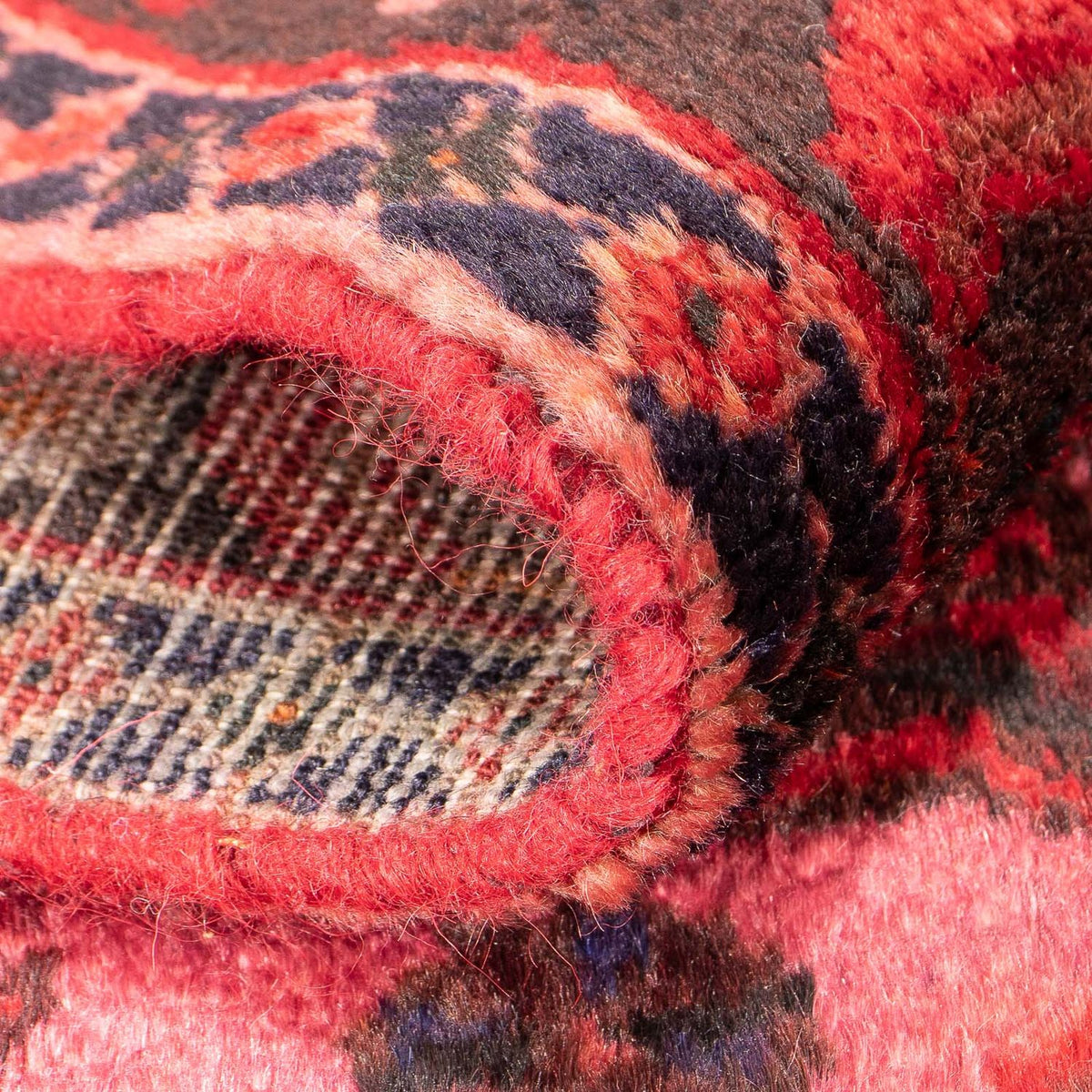 Persisk tæppe - Nomadisk - 162 x 112 cm - lysrød