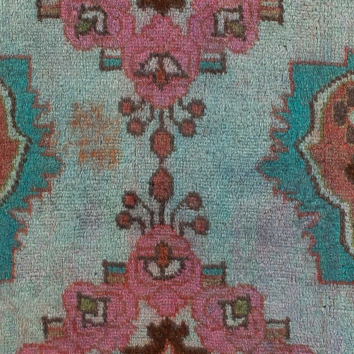 Persisk tæppe - Nomadisk - 125 x 75 cm - lyseblå