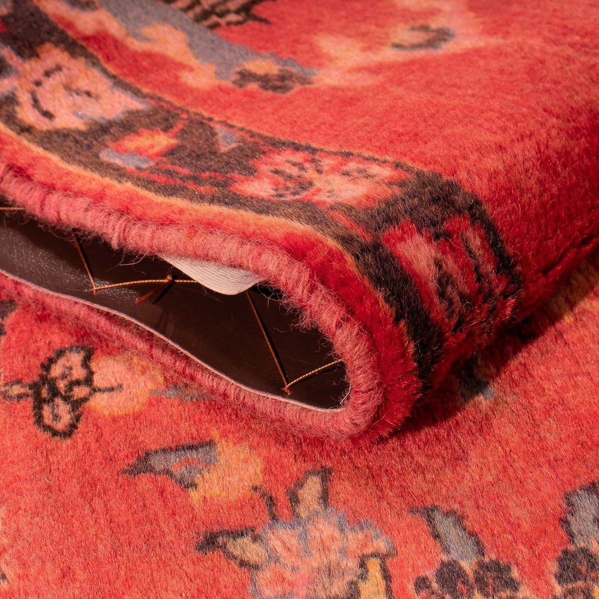 Persisk tæppe - Classic - 144 x 75 cm - mørkerød