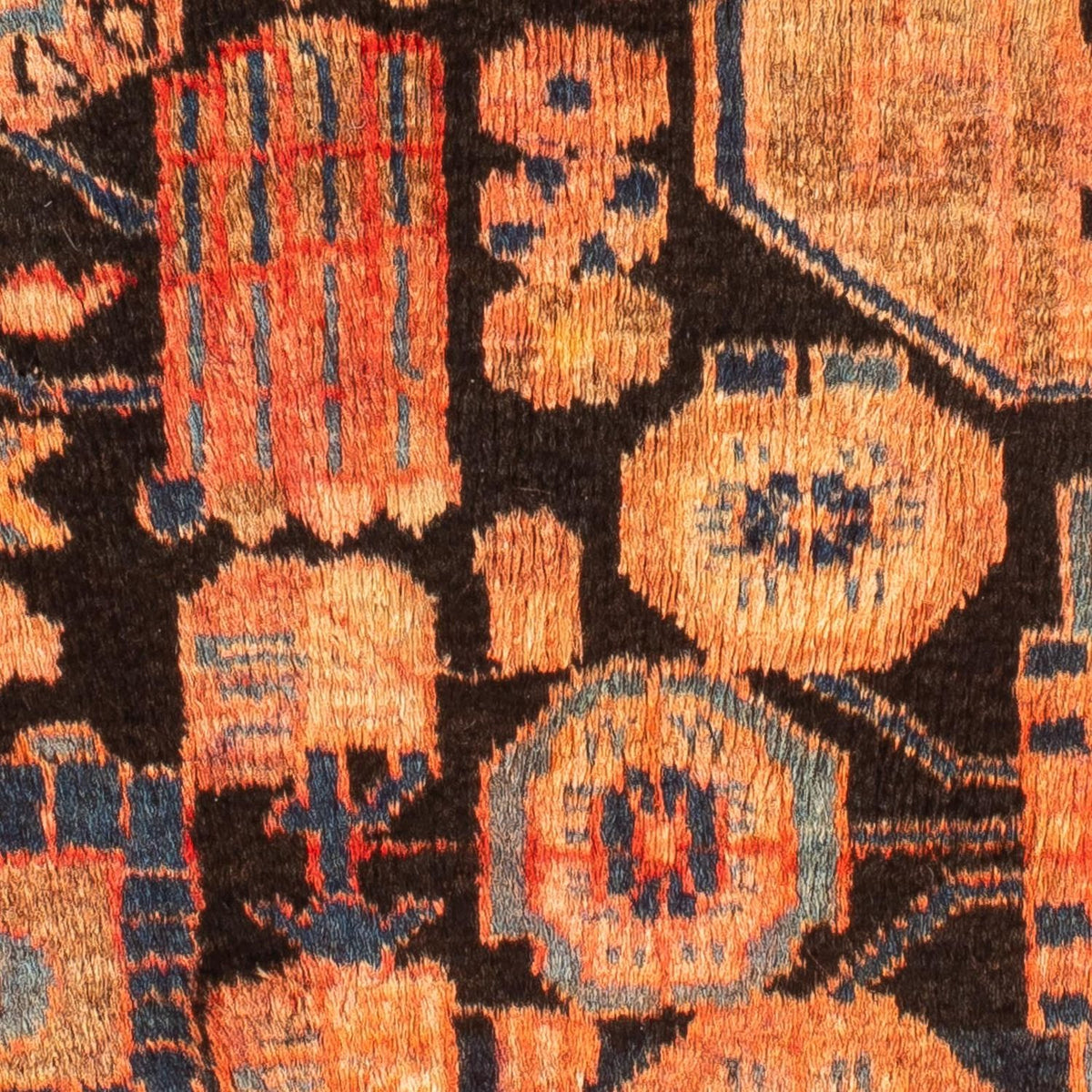 Persisk tæppe - Nomadisk - 110 x 83 cm - flerfarvet