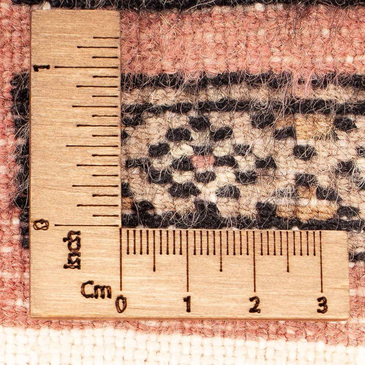 Pakistan Tæppe - 190 x 127 cm - lysrød