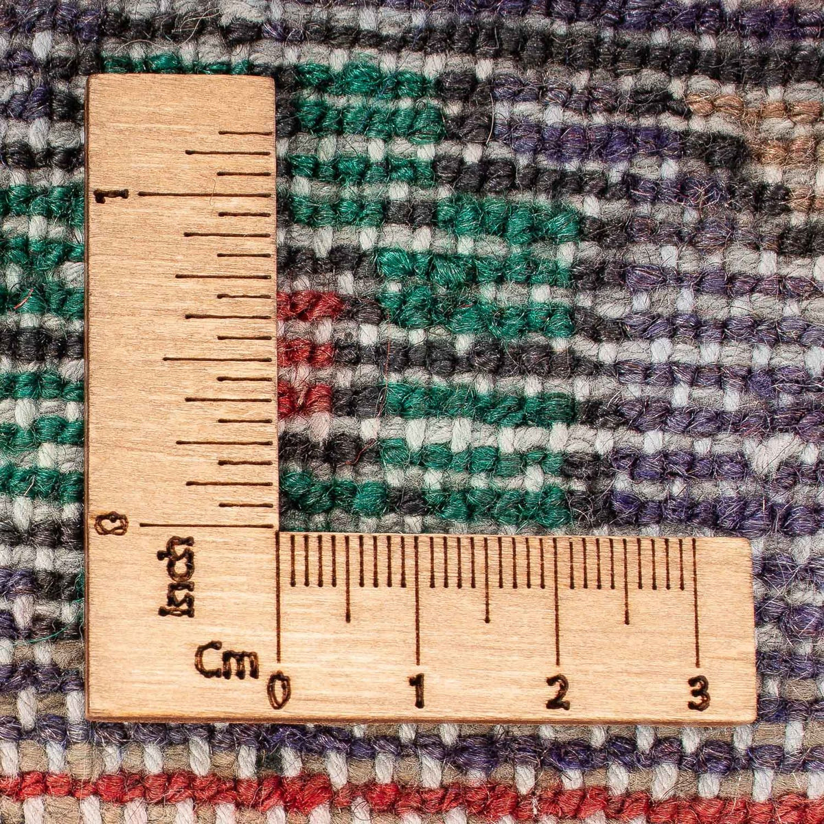 Persisk tæppe - Nomadisk - 177 x 108 cm - mørkerød