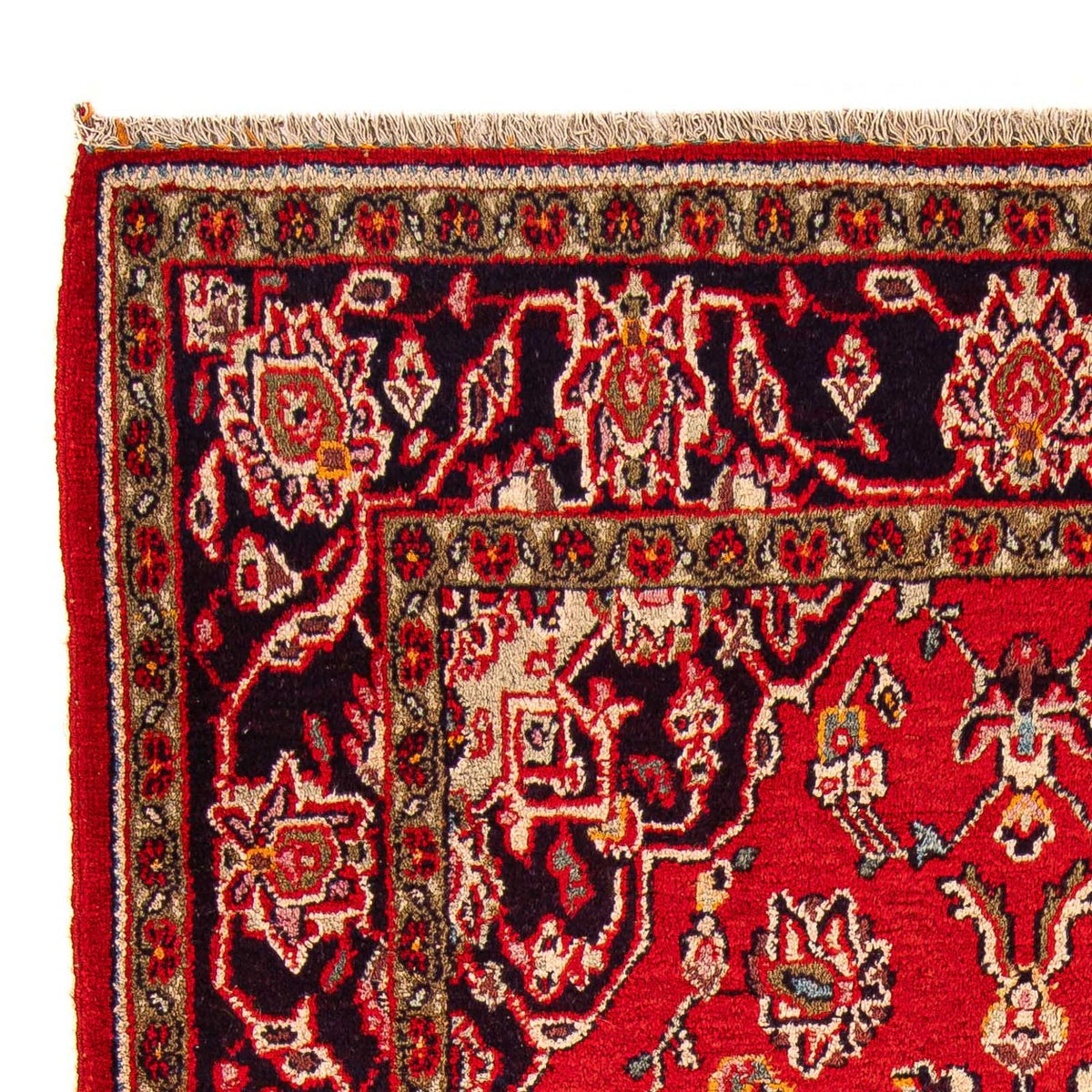 Persisk tæppe - Keshan - 205 x 125 cm - rød
